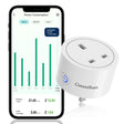 Smart WiFi Plug for Alexa - Smart Plugs with Energy Monitoring Compatible with Alexa, 16A 2.4Ghz WiFi APP Remote Control Smart Life Plug Socket UK Timer Home Devices(4 Pack).