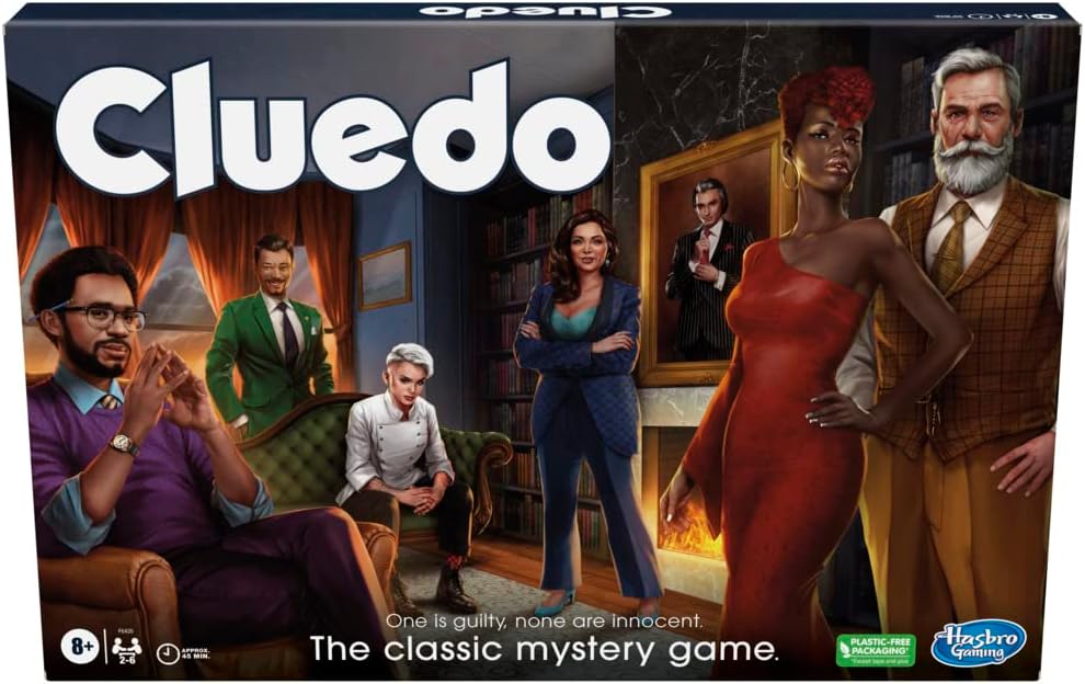 Hasbro Gaming Clue Junior Board Game for Kids Ages 5 and Up, Case of the Broken Toy, Classic Mystery Game for 2-6 Players,4.13 x 26.67 x 26.67 cm.