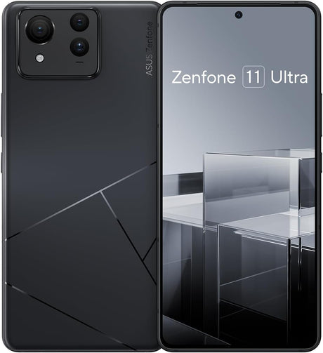 ASUS Zenfone 11 Ultra, UK Official, Eternal Black, 16GB RAM 512GB Storage, Snapdragon 8 Gen 3, 6.78 Inch AMOLED 144Hz, 50MP Gimbal Camera.