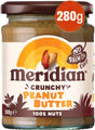 Meridian Natural Crunchy Peanut Butter, 280g.