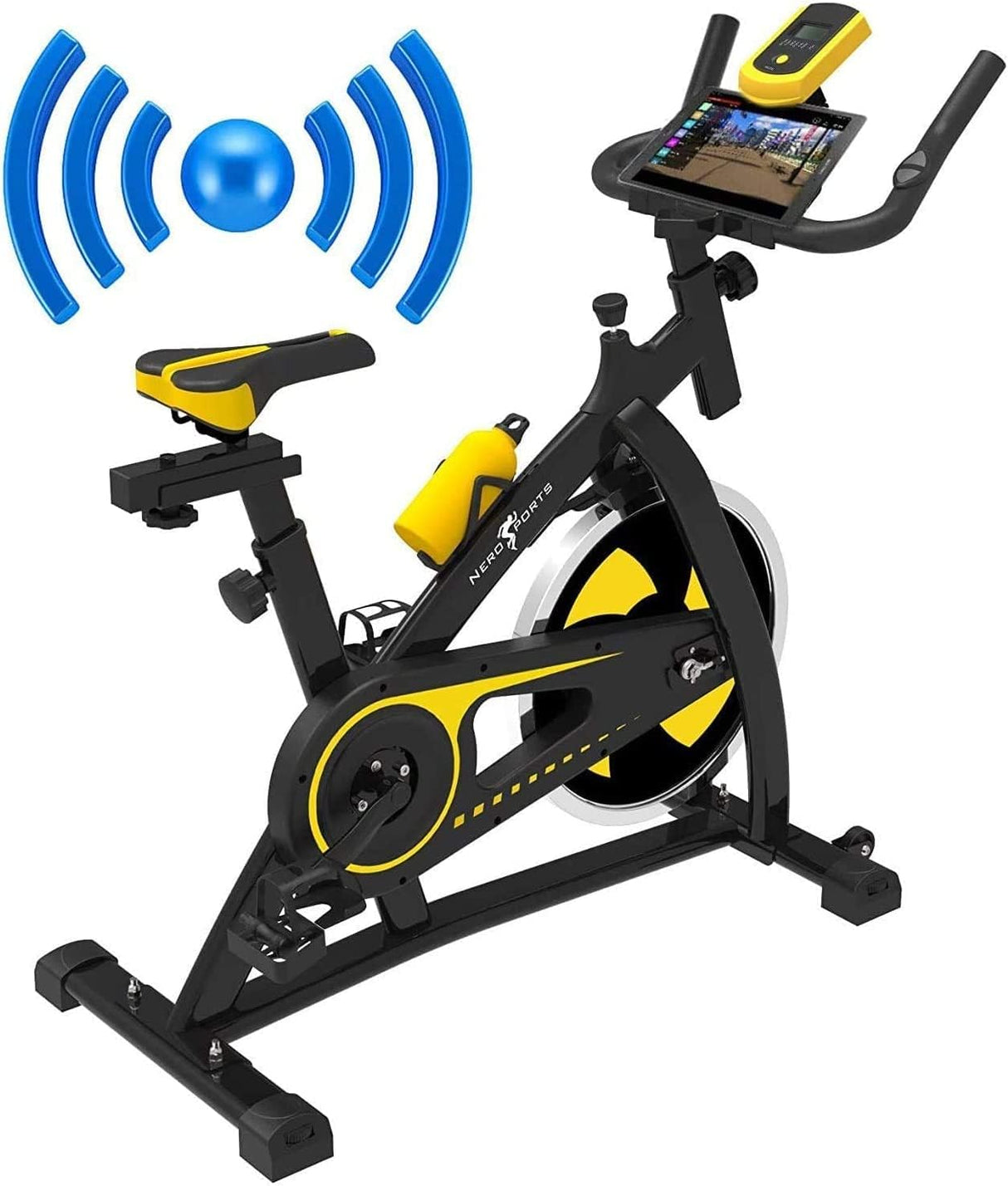 Nero Sports exercise bike KINOMAP bluetooth connection indoor cycling Training Studio Cycles 24 Month warranty.