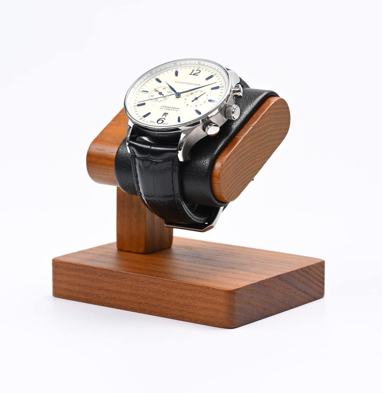 Oirlv Wooden Watch Stand T-Bar Watch Display Stand Bangle Holder Jewellery Organiser Stand for Watch Bracelet Bangle Storage and Display.