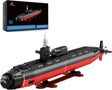 JMBricklayer Large Submarine Toy Building Sets, 1:125 Scale Military Los Angeles-class Nuclear Submarine Hobby Model for Adult, Collectible War Battle Submarine Construction Toy Decor Gifts (2988PCS).