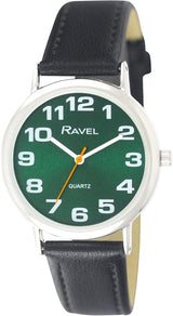 Ravel Unisex Easy Read Watch with Big Numbers - Analogue Quartz - R0105.