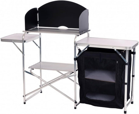 Oypla Portable Folding Outdoor Aluminium Camping Travel Kitchen Work Top.