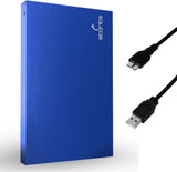 Storite External Portable Hard Drive 500GB with USB 3.0, External Backup Storage, Fast Data Transfer Suitable for PC, Mac, Xbox One, Window, Gaming, Laptop, and Desktop (Blue).