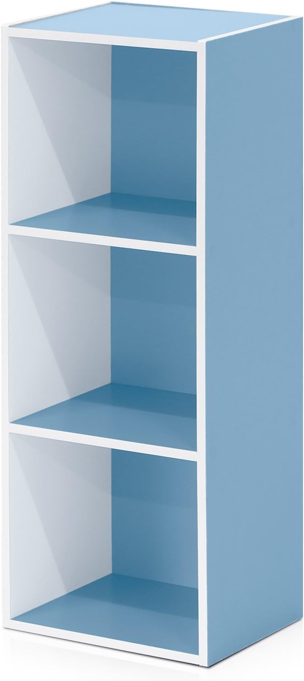 Furinno Luder 5-Cube Reversible Open Shelf, White.