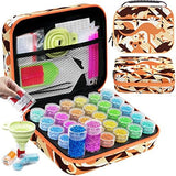 ARTDOT 60 Slots Diamond Art Storage Boxes Kits for Adults, Portable Diamond Painting Accessories and Tools Kit for Bead Organization and Storage