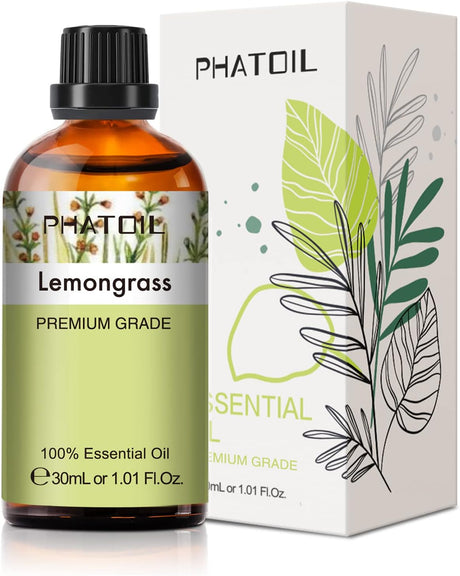 PHATOIL Peppermint Essential Oil 100ML, Pure Premium Grade Peppermint Essential Oils for Diffuser, Humidifier, Aromatherapy, Candle Making.