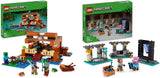 LEGO Minecraft The Frog House Building Toy, Gift for Girls and Boys & Kids aged 8 Plus Years Old, Gaming Construction Set with Characters and Animal Mob Figures 21256.