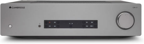 Cambridge Audio CXA81-80 Watt Separate Integrated Stereo Amplifier HiFi System Featuring Bluetooth aptX HD and ESS SABRE DAC - Lunar Grey