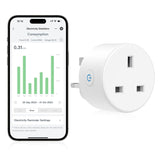 EIGHTREE Smart Plug with Energy Monitoring, Smart Plugs that Work with Alexa, Google Home, WiFi Smart Socket with WiFi Remote Control and Timer Function, 2.4GHz Wi-Fi Only, 13A, 2 Pack.