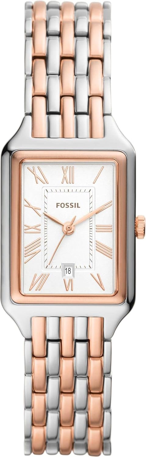 FOSSIL Raquel Watch for Women, Quartz movement with Stainless steel or leather Strap.