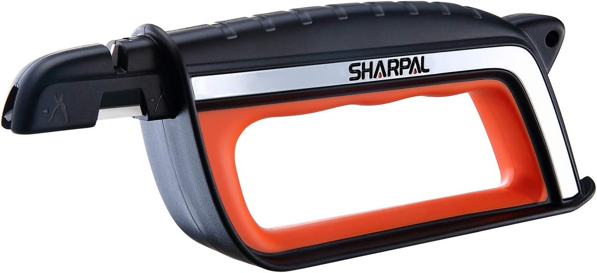 SHARPAL 103N All-in-1 Knife and Garden Tool Blade Sharpener, Sharpening and Honing Shears, Secateurs, Lawn Mower Blade, Axe, Pruner, Scissors, Outdoor and Kitchen Knives.