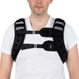 COSTWAY Weighted Vest, 5kg/9kg/15kg Fitness Weight Vests with Adjustable Buckles & Mesh Bag, for Man Woman Running Training.