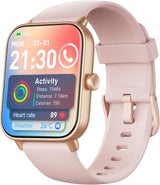 Smart Watches for Women(Answer/Make Call), Alexa Built-in 1.8" HD Ladies Smartwatch with Heart Rate/SpO2/Sleep Monitor, 110+Sports, IP68 Step Counter Fitness Tracker for iPhone/Samsung/Android.