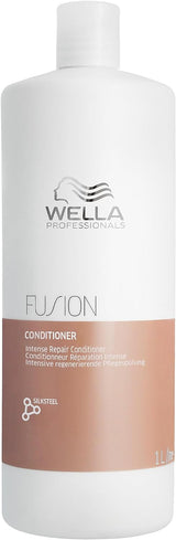 Wella Professionals Fusion Intense Repair Professional Haircare, Protection against Breakage & Damage, Deep Repair Conditioner Treatment.