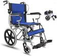 Foldable Wheelchair Super Lightweight 11 KG Folding Self Propelled Wheelchair Mobility Chair Foldable Footrest Double Break.