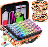 ARTDOT 60 Slots Diamond Art Storage Boxes Kits for Adults, Portable Diamond Painting Accessories and Tools Kit for Bead Organization and Storage