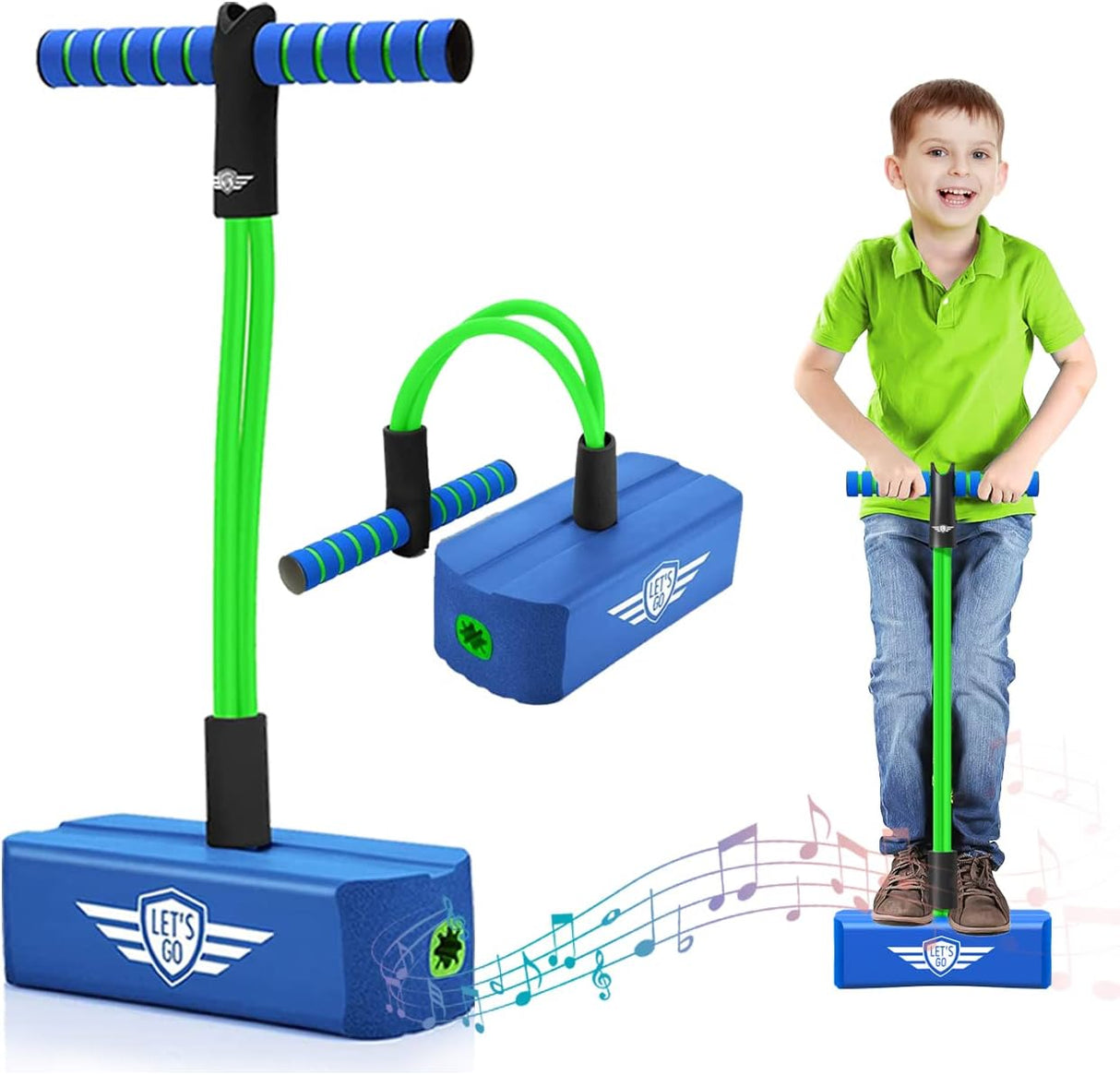 GeschenPark Gifts Presents for 3-9 Year Old Girls, Outdoor Toys Pogo Sticks Toys for 3-9 Year Old Boys Girls Toys Age 3-9 Kids Halloween Christmas Xmas Gift.