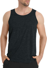 EKLENTSON Men's Tank Tops Quick Dry Gym Fitness Workout Vest T-Shirts Sleeveless Breathable Sports Undershirt Vest Top.