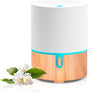 Essential Oil Diffuser Aromatherapy Air Cool Mist Diffuser 100ml Ceramic Aroma Scent Diffusers Humidifier with Auto Shut Off Ultrasonic Quiet/4 Timing Set/7 LED Lights for Home Office Sleep.