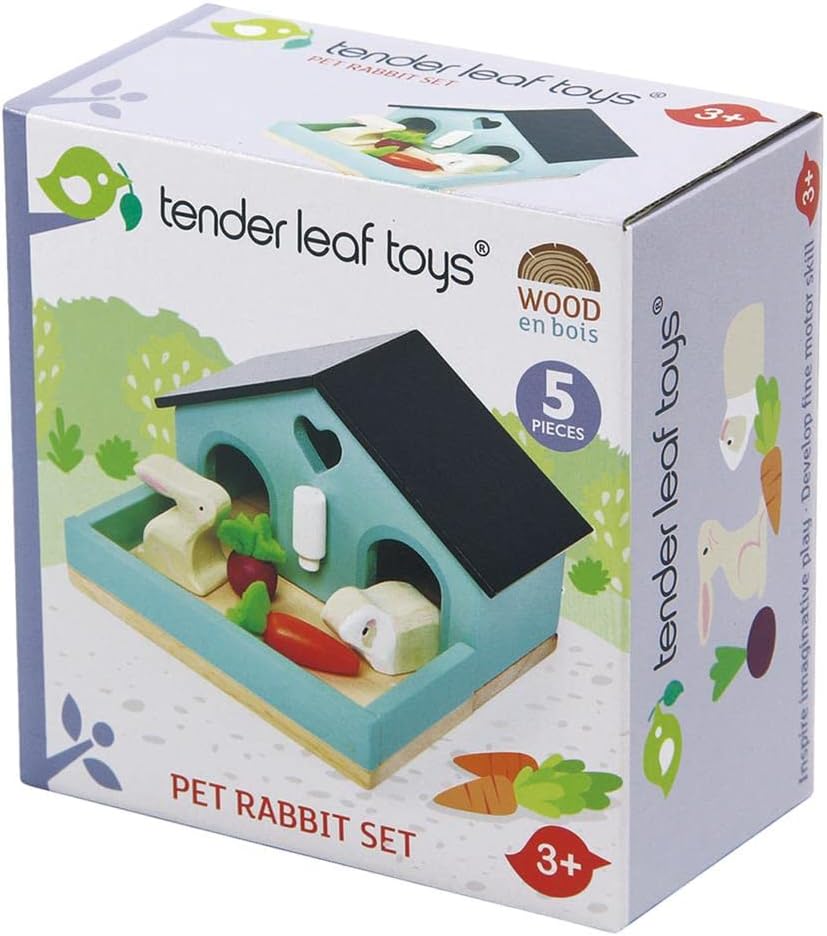 Tender Leaf Toys Wooden Chicken Coop Toy - Dolls House Accessory Set and Imaginative Play Toy For Children.