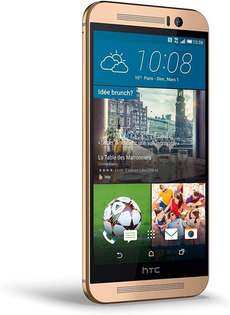 HTC One M9 32GB 4G Gold - smartphones (Single SIM, Android, EDGE, GPRS, GSM, UMTS, LTE, Micro-USB).