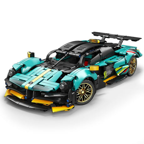 Auspcers Technology Sports Car Building Kit, 982PCS 1:14 Scale Champions Aston Martin Valkyrie Car Model, Children's Adult Sports Car Toy Model, Vehicle Construction Toys.