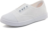 Hitmars Womens Canvas Shoes Slip On Trainers - Fashionable Lightweight and Breathable.