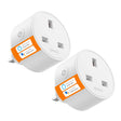 Smart Plug Mini GNCC WiFi Plugs Works with Alexa, Google Home, Smart Socket Wireless Remote Control Timer Plug, Smart WiFi Outlet with Device Sharing , 2.4G WIFI Only, 13A 3120W, 2 Pack.