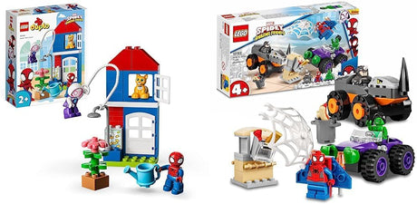 LEGO DUPLO Marvel Spider-Man’s House, Spidey and His Amazing Friends Buildable Toy for 2 Plus Years Old Toddlers, Boys & Girls, Super Hero Set 10995.