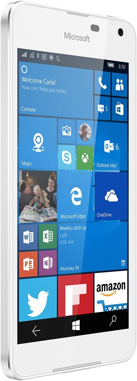 Microsoft Lumia 650 UK SIM-Free Smartphone - White.