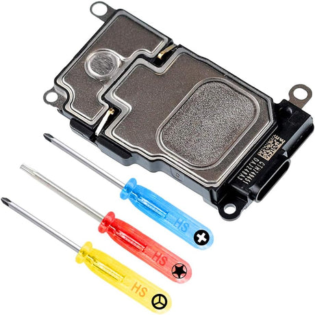 MMOBIEL Loud Speaker Compatible with iPhone XR - 6.1 inch - 2018 - Ringer Buzzer Flex Cable Loudspeaker Replacement - Incl. Screwdrivers.