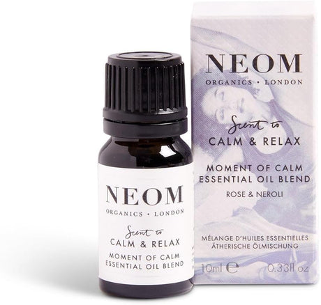 NEOM- Moment of Calm Essential Oil Blend, 10ml | Wild Rose & Neroli | Scent to Calm & Relax.