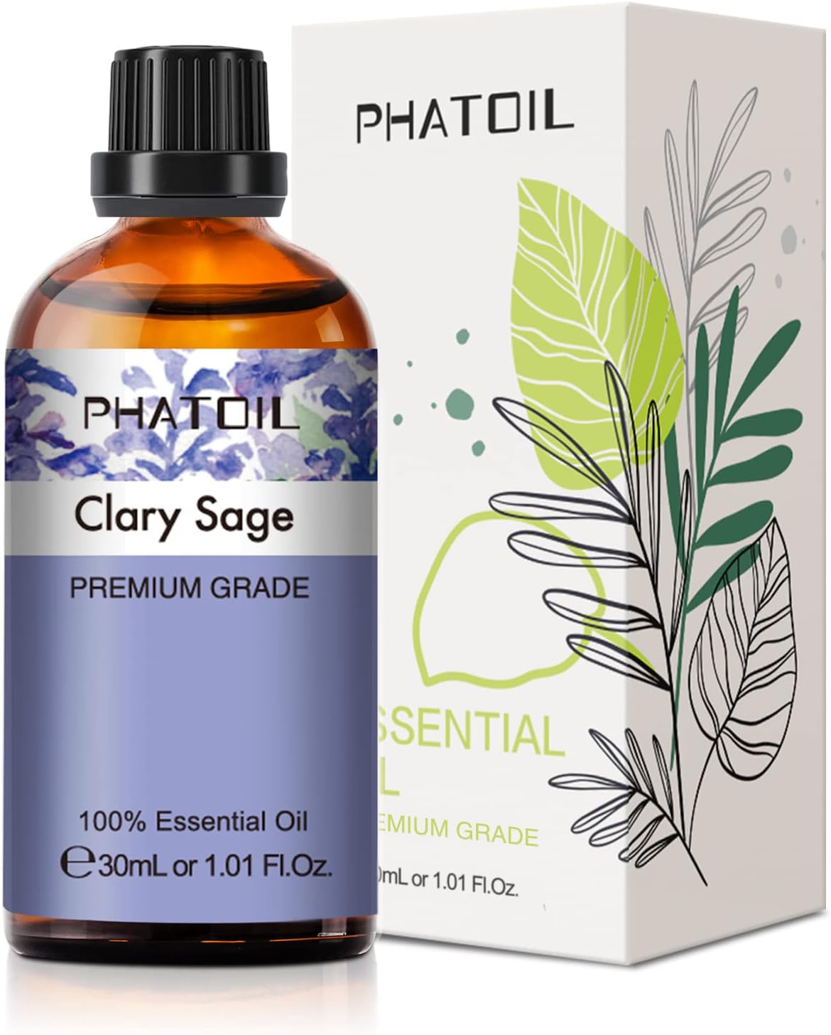 PHATOIL Peppermint Essential Oil 100ML, Pure Premium Grade Peppermint Essential Oils for Diffuser, Humidifier, Aromatherapy, Candle Making.