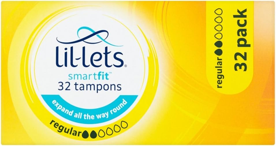 Lil-Lets SmartFit Regular Non-Applicator Tampons - pack of 32.