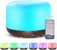 300ML Essential Oil Diffuser,Ultrasonic Humidifier Aromatherapy Diffuser with 7 Colors LED Aromatherapy Lights for Home, Yoga, Office, SPA, Bedroom (300ML) Yellow.