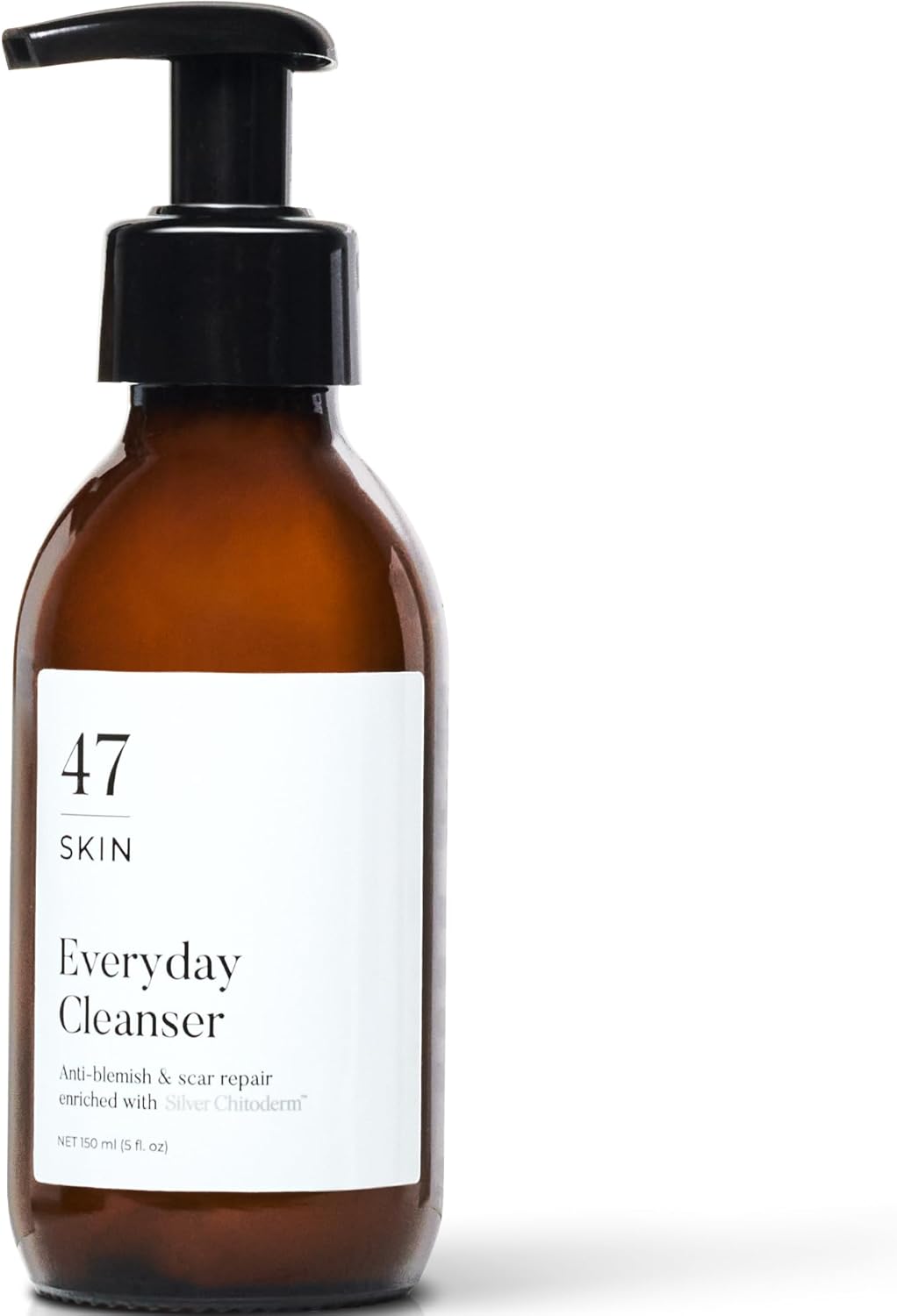 47 Skin | Everyday Skin Cleanser for All Skin Types | Anti Bacterial Hydrating Facial Skin Cleanser | Cleanses, Helps Spot Prevention With Anti Blemish Properties for Smoother and Clearer Skin 150ml.