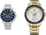 Tommy Hilfiger Analogue Multifunction Quartz Watch for men with Stainless Steel bracelet.