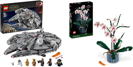 LEGO Star Wars Millennium Falcon Building Toy for 9 Plus Year Old Kids, Boys & Girls, Model Starship Set with 7 Characters Inc. Finn, Chewbacca, Lando Calrissian, C-3PO and R2-D2, Gift Idea 75257.