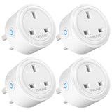 Smart Plug, TVLIVE 2 Pack 13A Smart Plugs WiFi Outlet Works with Amazon Alexa(Echo, Echo Dot), Google Home, IFTTT, Wireless Smart Socket, Remote Control, Schedule and Timer Function, No Hub Required.