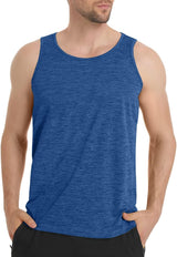 EKLENTSON Men's Tank Tops Quick Dry Gym Fitness Workout Vest T-Shirts Sleeveless Breathable Sports Undershirt Vest Top.