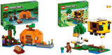 LEGO Minecraft The Pumpkin Farm Set, Buildable House Toy with a Frog, Boat, Treasure Chest plus Steve and Witch Figures, Swamp Biome Action Toys, Gift for Kids, Boys, Girls 21248.