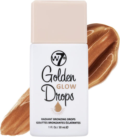 W7 Golden Glow Drops - Liquid Bronzing Drops For Flawless Skin & A Radiant Finish.