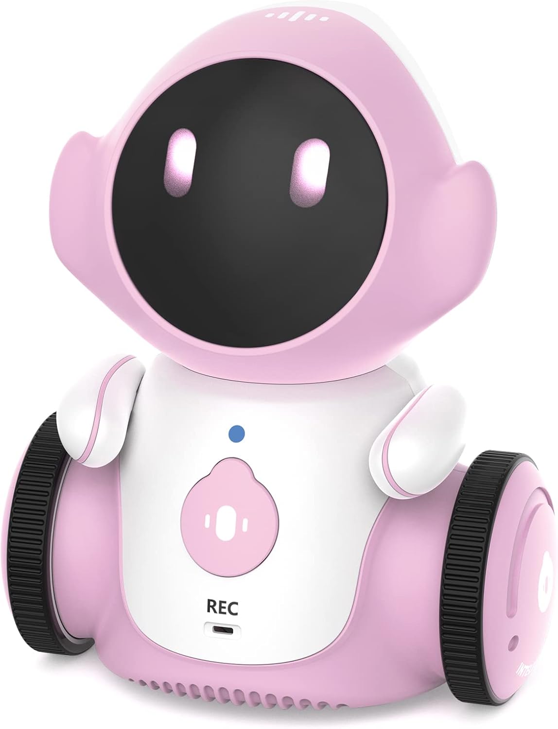 GILOBABY Robot Toys, Rechargeable Smart Talking Robot for Kids with Voice Controlled Touch Sensor, Dancing, Singing, Recording, Repeat, Gifts for Girls Age 6-12 (Pink).