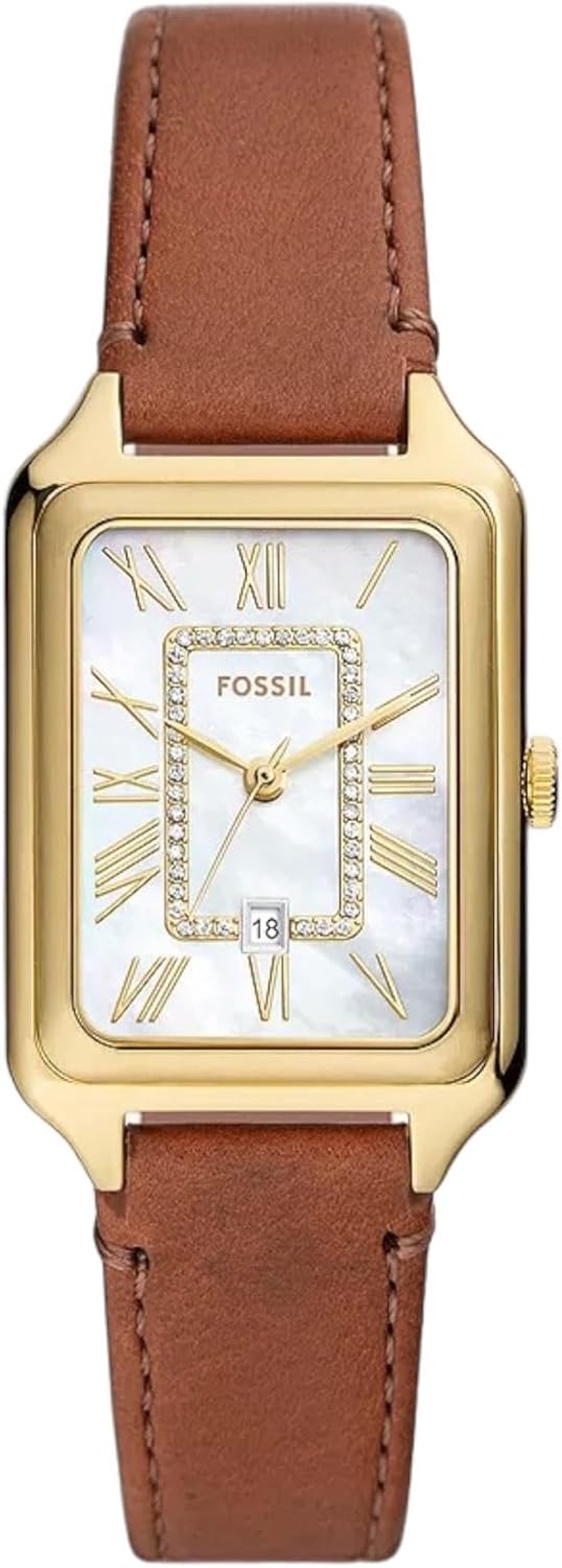 FOSSIL Raquel Watch for Women, Quartz movement with Stainless steel or leather Strap.