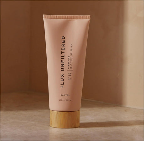 + Lux Unfiltered N°32 ORIGINAL Gradual Self Tanning Cream in Santal, Hydrating Self Tanning Lotion, Gluten Free, Vegan + Cruelty Free Self Tanner, Luxurious Sunless Tanner Loaded with Antioxidants