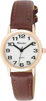 Ravel Unisex Easy Read Watch with Big Numbers - Analogue Quartz - R0105.