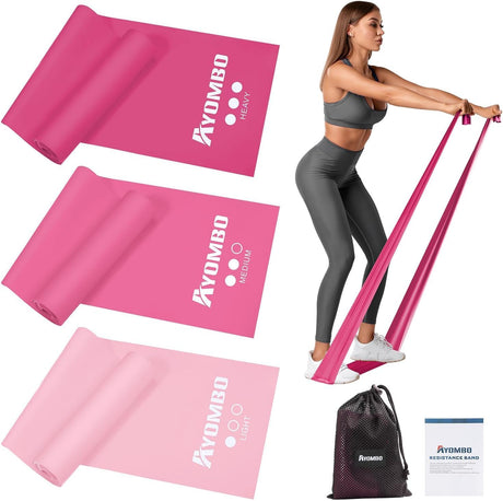 Resistance Bands, Exercise Bands, Physical Therapy Bands, Workout Bands for Yoga, Arms,Upper Body and Shoulders, Beginner Level 3 at-Home Workouts, & Rehab.